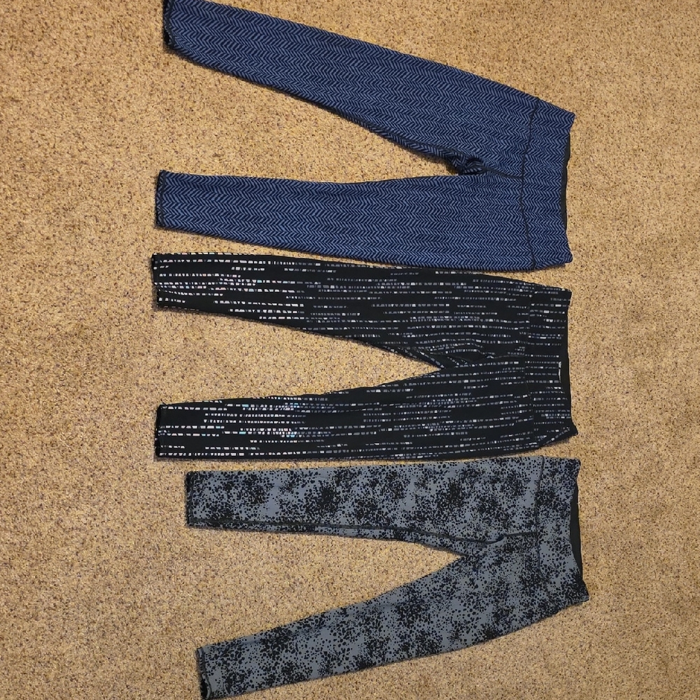 Victoria's Secret (VSX) Women's Leggings - Blue, Black, Gray, SIZE SMALL